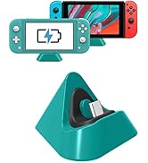 Charging Dock for Nintendo Switch Lite, Charging Stand Station Compatible with Nintendo Switch (G...