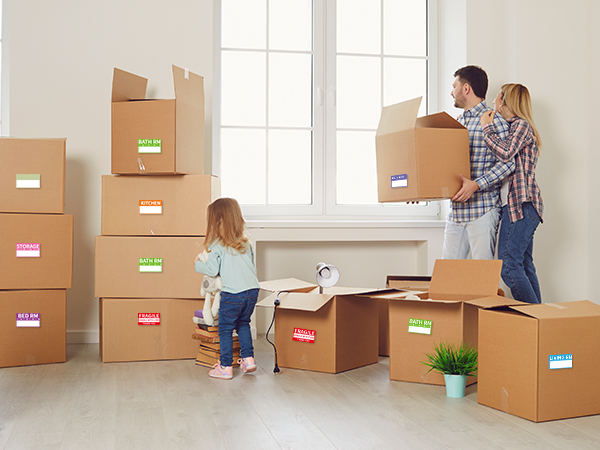 Home Moving Labels