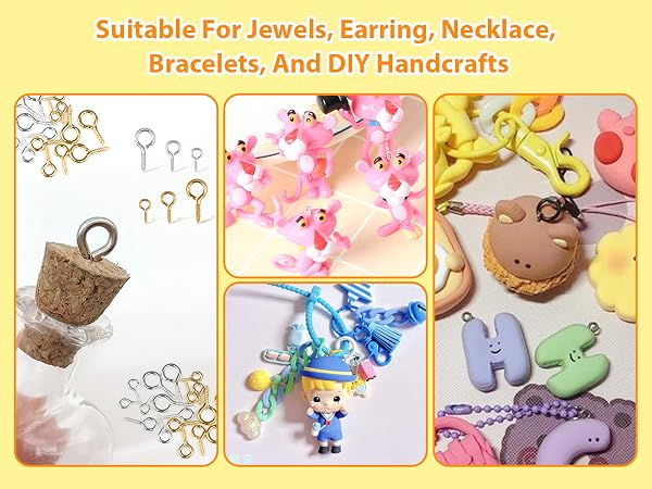 Small Screw Eye Pins
