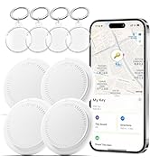 4 Pack Android Tracker Tags,Bluetooth Tracker Tags Both iOS and Android Android Smart Tags for An...