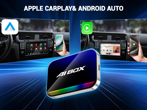 wireless carplay adapter apple iphone tiktok netflix youtube ai magic box