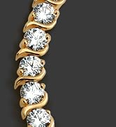 KZZENKI Tennis Bracelets for Women 14K Plated Gold 4mm Cubic Zirconia Bracelets