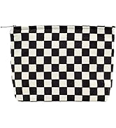 PAZIMIIK Makeup Bags for Purse Zipper Cosmetic Pouch Large Travel Canvas Make Up Organizer Tool P...