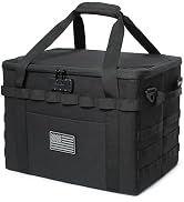 Lemubeane Tactical Camping Storage Bag - 38L Utility Tote Bag Organizer with Combination Lock and...