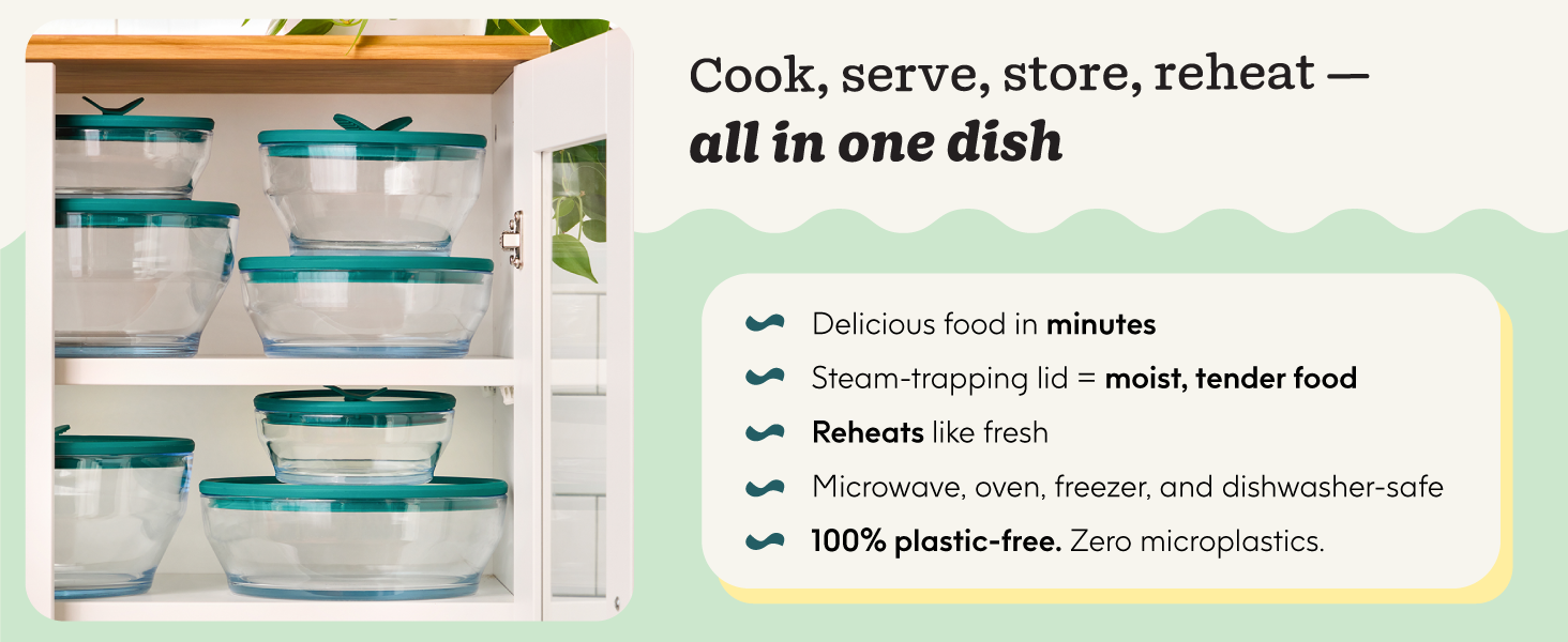 Anyday microwave steamer cook, serve, store and reheat in one