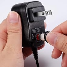 ac dc adapter 3V 4.5V 5V 6V 7.5V 9V 12V power supply