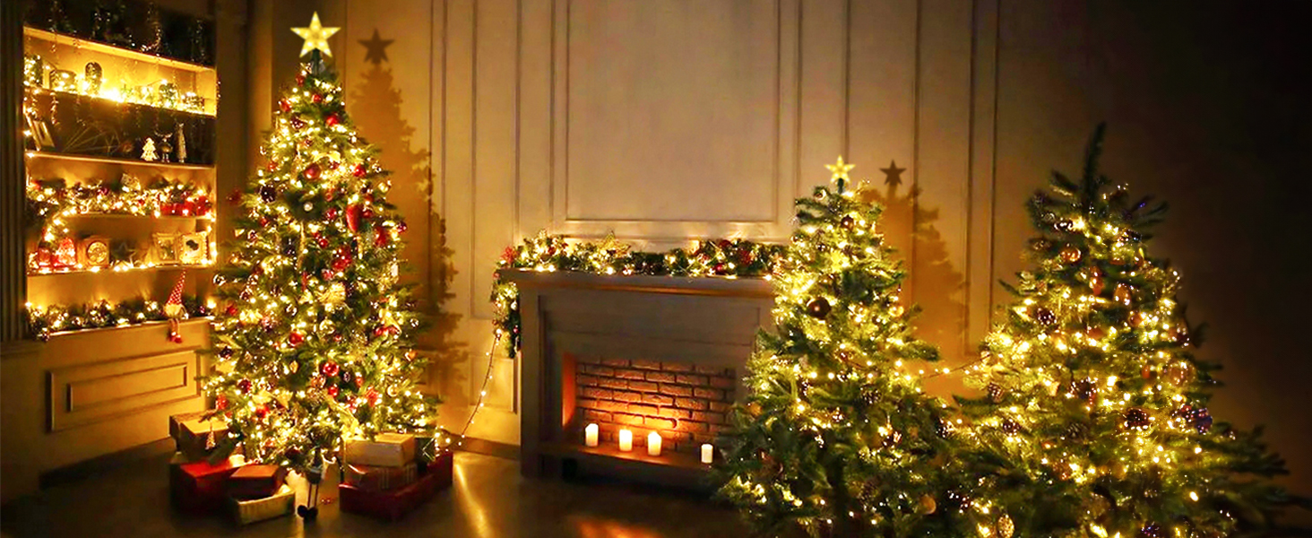 warm white christmas tree lights