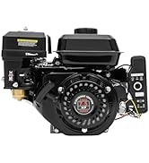 212cc Gas Engine, 7.5HP 4 Stroke Recoil/Electric Start Go Kart Motor Engine, OHV Air Cooling Sing...
