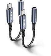 Xumee USB C to 3.5mm Headphone Jack Adapter for iPhone 17/16/15 Series, USB C to Aux Audio Dongle...