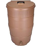 EarthWay 89016 50 Gallon Capacity Rain Barrel Water Collection System That Comes with a Brass Spi...