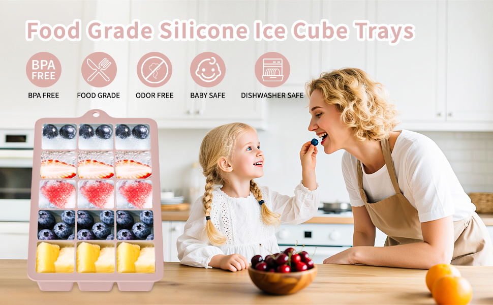 Food Grade Silicone lce Cube Trays