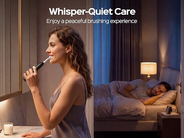 COSLUS C60 Rechargeable Rotating Electric Toothbrush for Adults Deep Clean