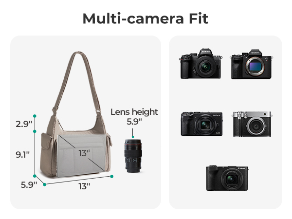 BAGSMART camera sling bag