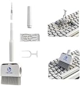 Keyboard Cleaner & Laptop Cleaning Kit - 9-in-1 Electronics Cleaning Brush Set with Keycap Puller...