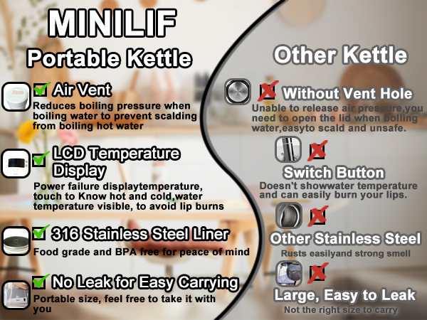 portable electric kettle