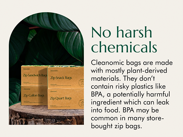 cleanomic snack zip bag