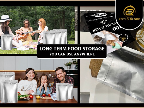 resealable mylar bags, large mylar bags, 1 quart mylar bags,
