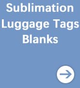 40 Pcs Sublimation Luggage Tag Blanks Rectangle Bulk with Belt MDF Sublimation Bag Tags Blanks He...