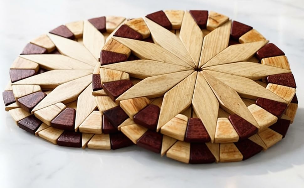 wooden kitchen trivets