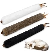 Agape Long Rabbit Fur Cat Toys, 3-Pack with Catnip & Silvervine | 3-Pack Soft Furry Cat Toys for ...