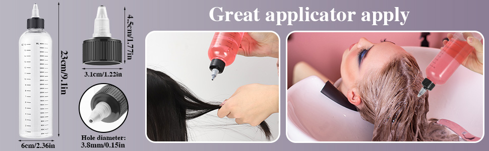 Applicator Bottles for Hair