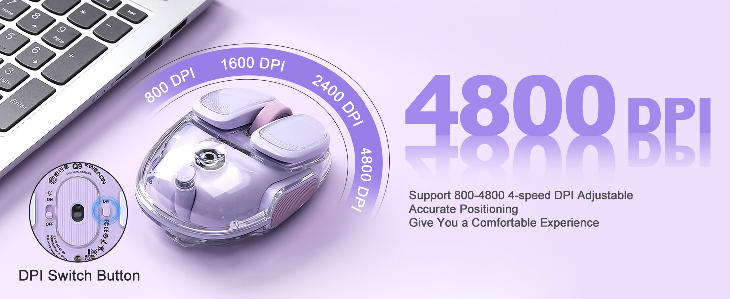 Q9 Chargeable Portable Silent 2.4GHz