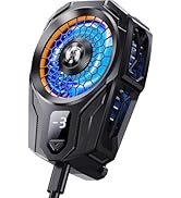 Cell Phone Cooler for Gaming Comvin,Mobile Phone Cooling Fan with Dual Mode/Temperature Display/L...