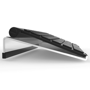 little angled ergonomic typing keyboard stand