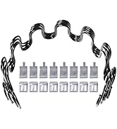 Yoogu 18inch Sofa Chair Upholstery Springs 4 PCS Replacement Includes Clips for Furniture Couch R...