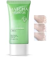 Matcha Facial Scrub Exfoliator Gel, Natural Exfoliating Cleanser, Moisturizing Body Face Scrub De...