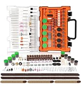 HARDELL 515PCS Rotary Tool Bits Kit, Universal Rotary Tool Accessories Set | 1/8"(3.2mm) universa...