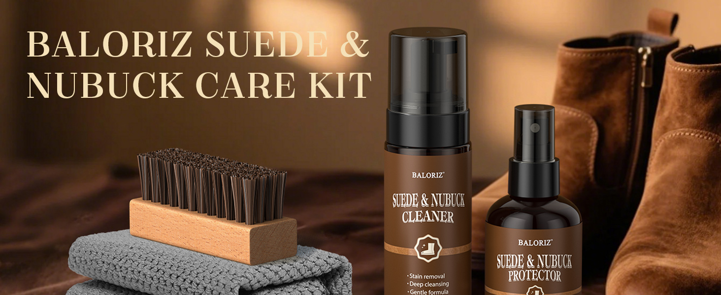 premium nubuck & suede carer kit has everything you need to clean & protect your footwear.