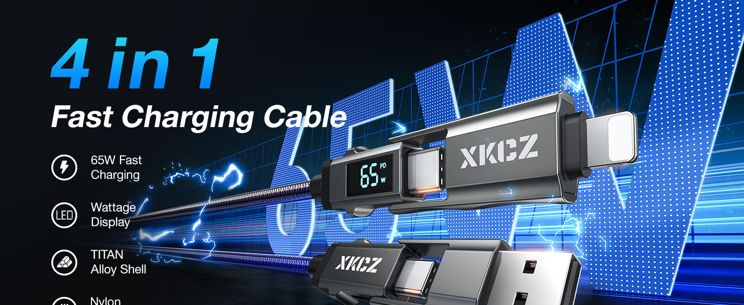 4 in 1 charging cable