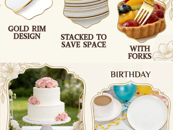 cake plates for wedding