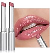 HHLTOH 2PCS Honey Lipstick Tinted Lip Balm - Sheer Hydrating Lipstick for All Skin Tones - Moistu...