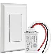 Suraielec Wireless Light Switch and Receiver Kit, 15A High Power, No Wiring, No Interference, 100...