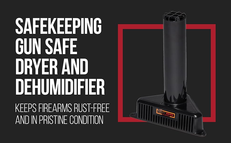 PEET SafeKeeping Gun Safe Dryer and Dehumidifier Keeps firearms rust-free and in pristine condition