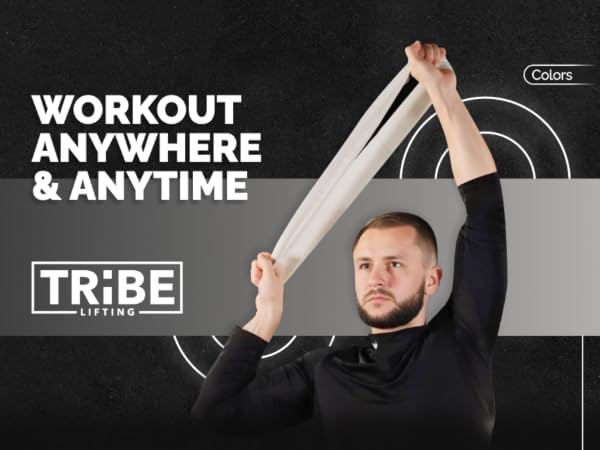Colors of Tribe Lifting Leg Resistance Bands for Working Out