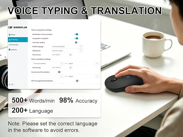 Voice Typing Mouse Smart Voice Mouse Ai Smart Mouse Ai Voice Mouse Smart
