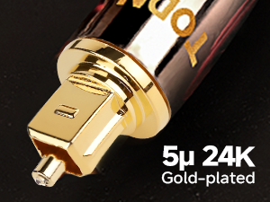 24k gold optical cable