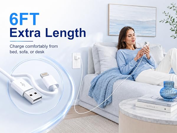 6ft extra length