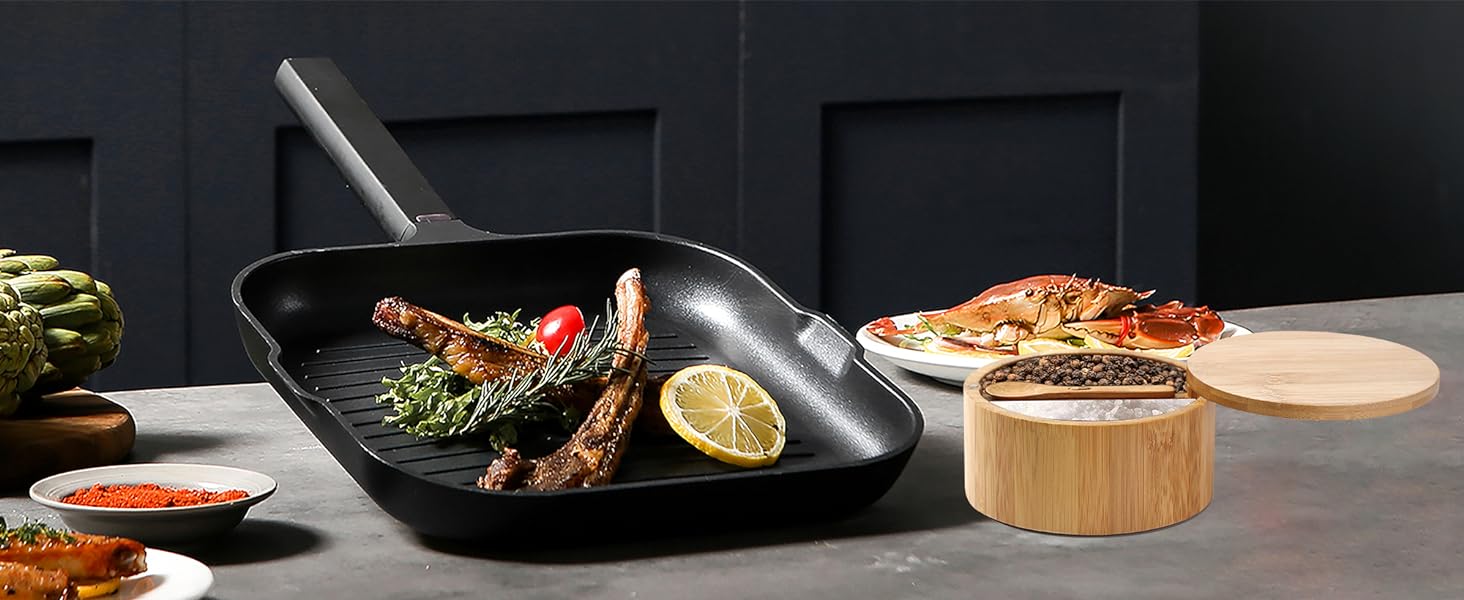Bamboo Salt and Pepper Bowl Box