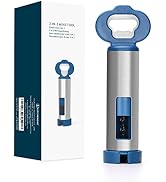 KITCHENDAO 3 in 1 Wine Bottle Opener Corkscrew with Foil Cutter, Beer Bottle Opener with Magnetic...