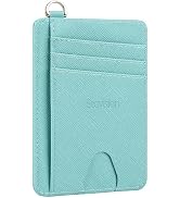 EcoVision Slim Minimalist Front Pocket Wallet, RFID Blocking Credit Card Holder Wallet with Detac...