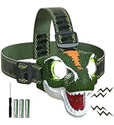 LED Headlamp for Kids, Outdoor Toys Head Lamp Flashlight for Boys & Girls, 3.4oz Lightweight Head...