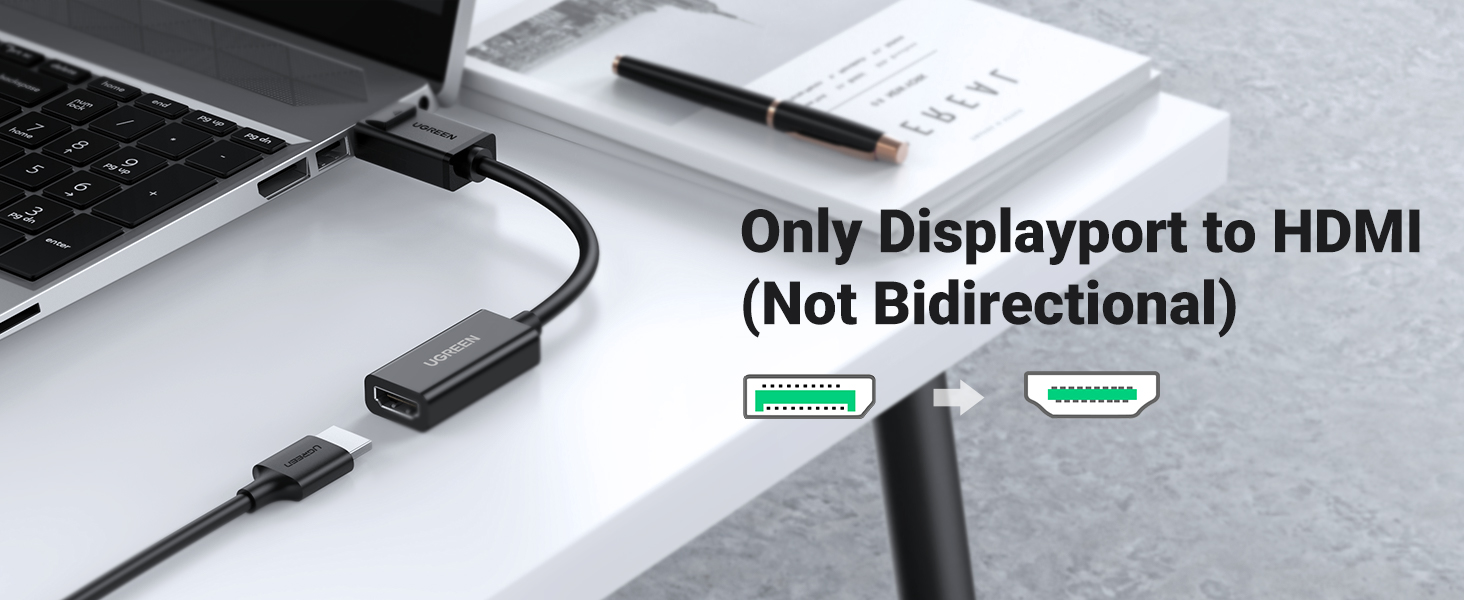 DisplayPort to HDMI Adapter