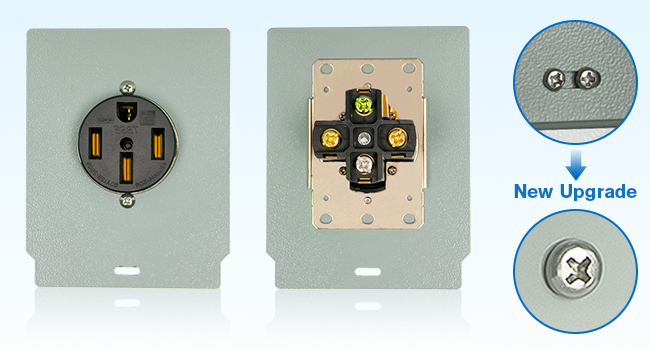 50 amp rv receptacle 50 amp rv power outlet box