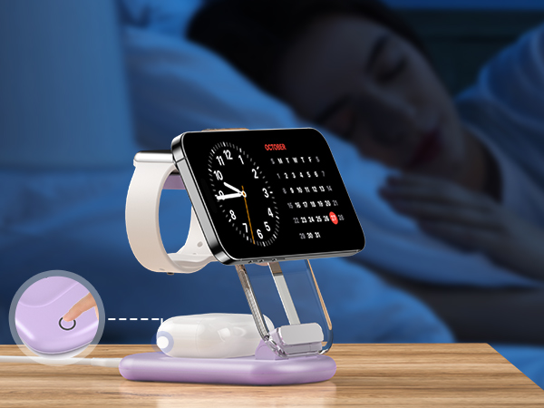 iphone charger stand 3 in 1