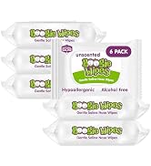 Boogie Wipes Gentle Saline Nose Wipes - 180 Count - Unscented, Hypoallergenic & Alcohol-Free - Ma...