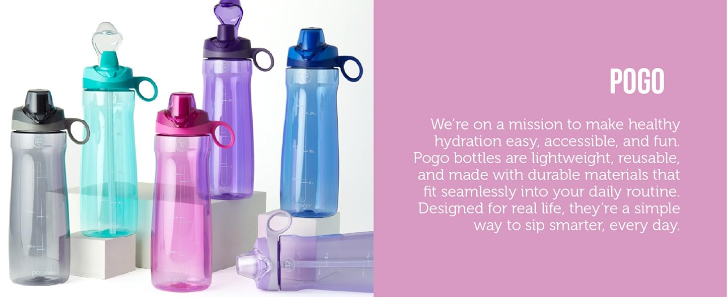 pogo reusable water bottles